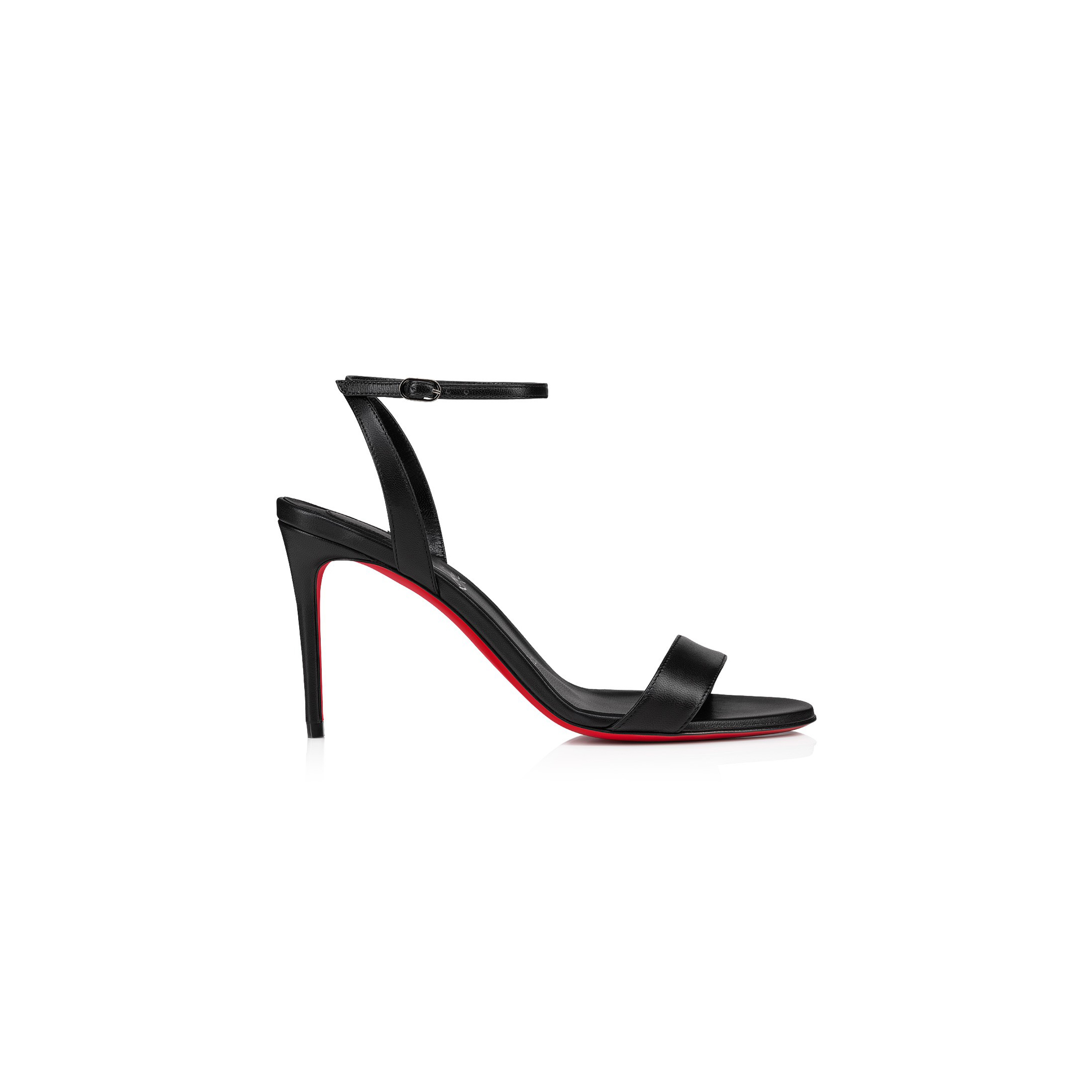 Ch**an louboutin loubigirl 85 mm strappy sandals-nappa leather-black-women 1240025b439